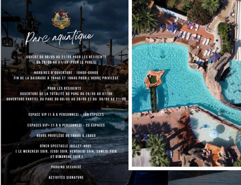 Hotel Pirates World Agde Eksteriør billede